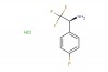 (S)-2,2,2-trifluoro-1-(4-fluorophenyl)ethanamine hydrochloride