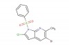 1-(phenylsulfonyl)-5-bromo-2-chloro-6-methyl-7-azaindole