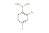 2-bromo-4-fluorophenylboronic acid