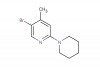 5-bromo-4-methyl-2-(1-piperidinyl)pyridine
