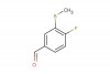 4-fluoro-3-(methylthio)benzaldehyde