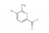 3-bromo-2-methylpyridine-6-carbonyl chloride