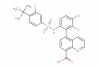 5-(6-(4-(tert-butyl)-3-fluorophenylsulfonamido)-2,3-dichlorophenyl)quinoline-8-carboxylic acid