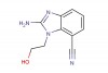 2-amino-1-(2-hydroxyethyl)-1H-benzo[d]imidazole-7-carbonitrile
