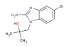 1-(2-amino-5-bromo-1H-benzo[d]imidazol-1-yl)-2-methylpropan-2-ol