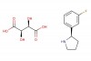 (R)-2-(3-fluorophenyl)pyrrolidine (2R,3R)-2,3-dihydroxysuccinate