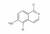 5-bromo-1-chloro-6-methylisoquinoline