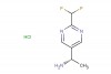 (S)-1-(2-(difluoromethyl)pyrimidin-5-yl)ethan-1-amine hydrochloride