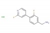 (3-fluoro-4-(2-fluoropyridin-4-yl)phenyl)methanamine hydrochloride