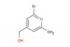 (2-bromo-6-methylpyridin-4-yl)methanol