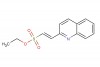 (E)-ethyl 2-(quinolin-2-yl)ethenesulfonate
