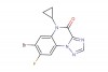7-bromo-5-cyclopropyl-8-fluoro-[1,2,4]triazolo[1,5-a]quinoxalin-4(5H)-one