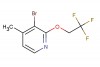 3-bromo-4-methyl-2-(2,2,2-trifluoroethoxy)pyridine
