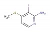 3-iodo-4-(methylthio)pyridin-2-amine
