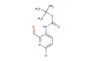 tert-butyl 6-chloro-2-formylpyridin-3-ylcarbamate