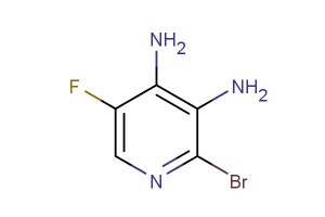 2-bromo-5-fluoropyridine-3,4-diamine