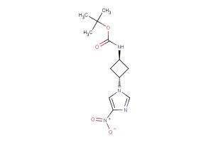 tert-butyl (1R,3R)-3-(4-nitro-1H-imidazol-1-yl)cyclobutylcarbamate