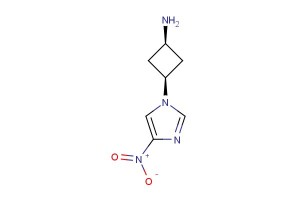 (1S,3S)-3-(4-nitro-1H-imidazol-1-yl)cyclobutanamine