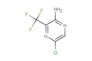 5-chloro-3-(trifluoromethyl)pyrazin-2-amine