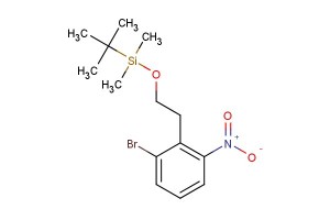 (2-bromo-6-nitrophenethoxy)(tert-butyl)dimethylsilane
