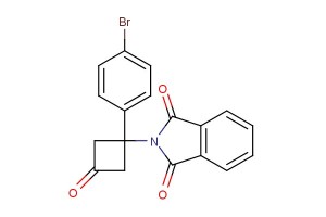 2-(1-(4-bromophenyl)-3-oxocyclobutyl)isoindoline-1,3-dione
