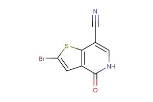 2-bromo-4-oxo-4,5-dihydrothieno[3,2-c]pyridine-7-carbonitrile