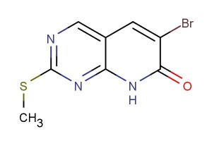 6-bromo-2-(methylthio)pyrido[2,3-d]pyrimidin-7(8H)-one