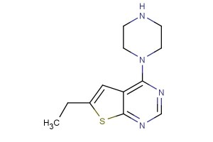 6-ethyl-4-(piperazin-1-yl)thieno[2,3-d]pyrimidine