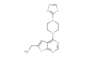 4-(4-(1,3,4-thiadiazol-2-yl)piperazin-1-yl)-6-ethylthieno[2,3-d]pyrimidine