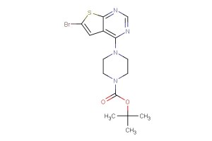 tert-butyl 4-(6-bromothieno[2,3-d]pyrimidin-4-yl)piperazine-1-carboxylate