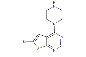6-bromo-4-(piperazin-1-yl)thieno[2,3-d]pyrimidine