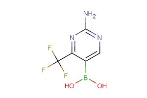 2-amino-4-(trifluoromethyl)pyrimidin-5-ylboronic acid