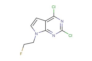 2,4-dichloro-7-(2-fluoroethyl)-7H-pyrrolo[2,3-d]pyrimidine