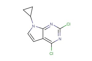 2,4-dichloro-7-cyclopropyl-7H-pyrrolo[2,3-d]pyrimidine