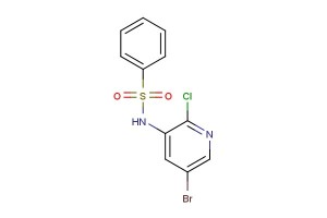 N-(5-bromo-2-chloropyridin-3-yl)benzenesulfonamide