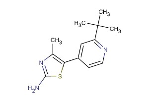 5-(2-tert-butylpyridin-4-yl)-4-methylthiazol-2-amine
