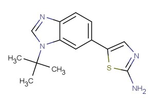 5-(1-tert-butyl-1H-benzo[d]imidazol-6-yl)thiazol-2-amine