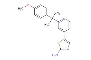 5-(2-(2-(4-methoxyphenyl)propan-2-yl)pyridin-4-yl)thiazol-2-amine