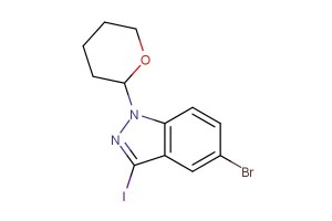 5-bromo-3-iodo-1-(tetrahydro-2H-pyran-2-yl)-1H-indazole