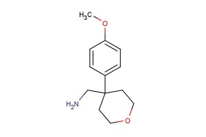 (4-(4-methoxyphenyl)tetrahydro-2H-pyran-4-yl)methanamine