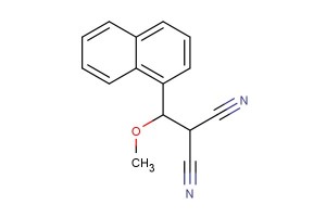 2-(methoxy(naphthalen-1-yl)methyl)malononitrile