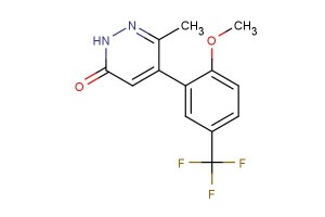 5-(2-methoxy-5-(trifluoromethyl)phenyl)-6-methylpyridazin-3(2H)-one
