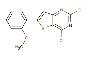 2,4-dichloro-6-(2-methoxyphenyl)thieno[3,2-d]pyrimidine