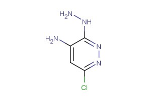 6-chloro-3-hydrazinylpyridazin-4-amine