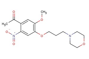 1-(5-methoxy-4-(3-morpholinopropoxy)-2-nitrophenyl)ethanone