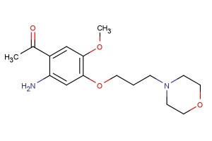 1-(2-amino-5-methoxy-4-(3-morpholinopropoxy)phenyl)ethanone