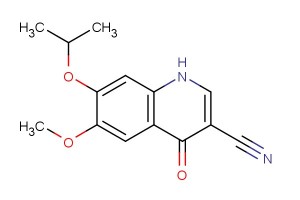 7-isopropoxy-6-methoxy-4-oxo-1,4-dihydroquinoline-3-carbonitrile