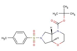 (4aS,7aS)-tert-butyl 6-tosylhexahydropyrrolo[3,4-b][1,4]oxazine-4(4aH)-carboxylate