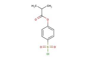 4-(chlorosulfonyl)phenyl isobutyrate