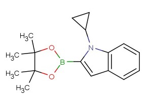 1-cyclopropyl-2-(4,4,5,5-tetramethyl-1,3,2-dioxaborolan-2-yl)-1H-indole